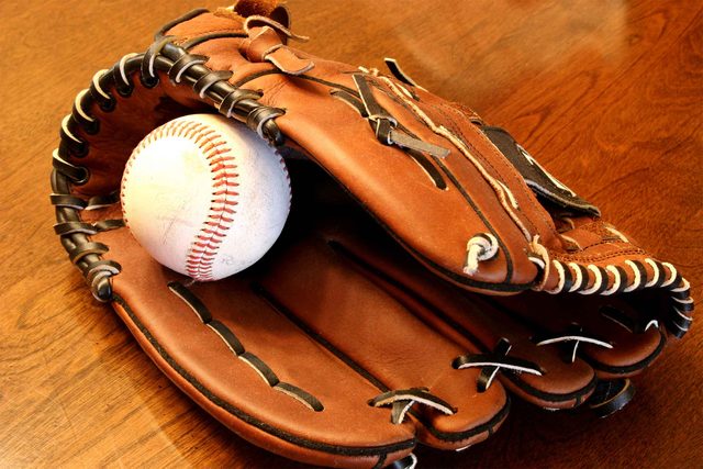 baseball and glove