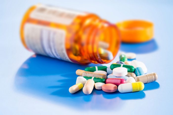 bottle of pills