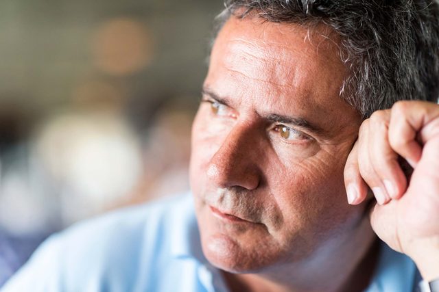 depressed man