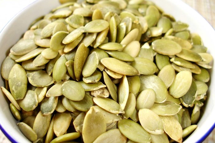 bowl of pumpkin seeds