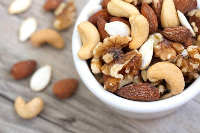bowl of mixed nuts