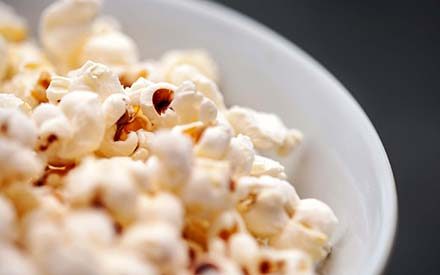 bowl of popcorn