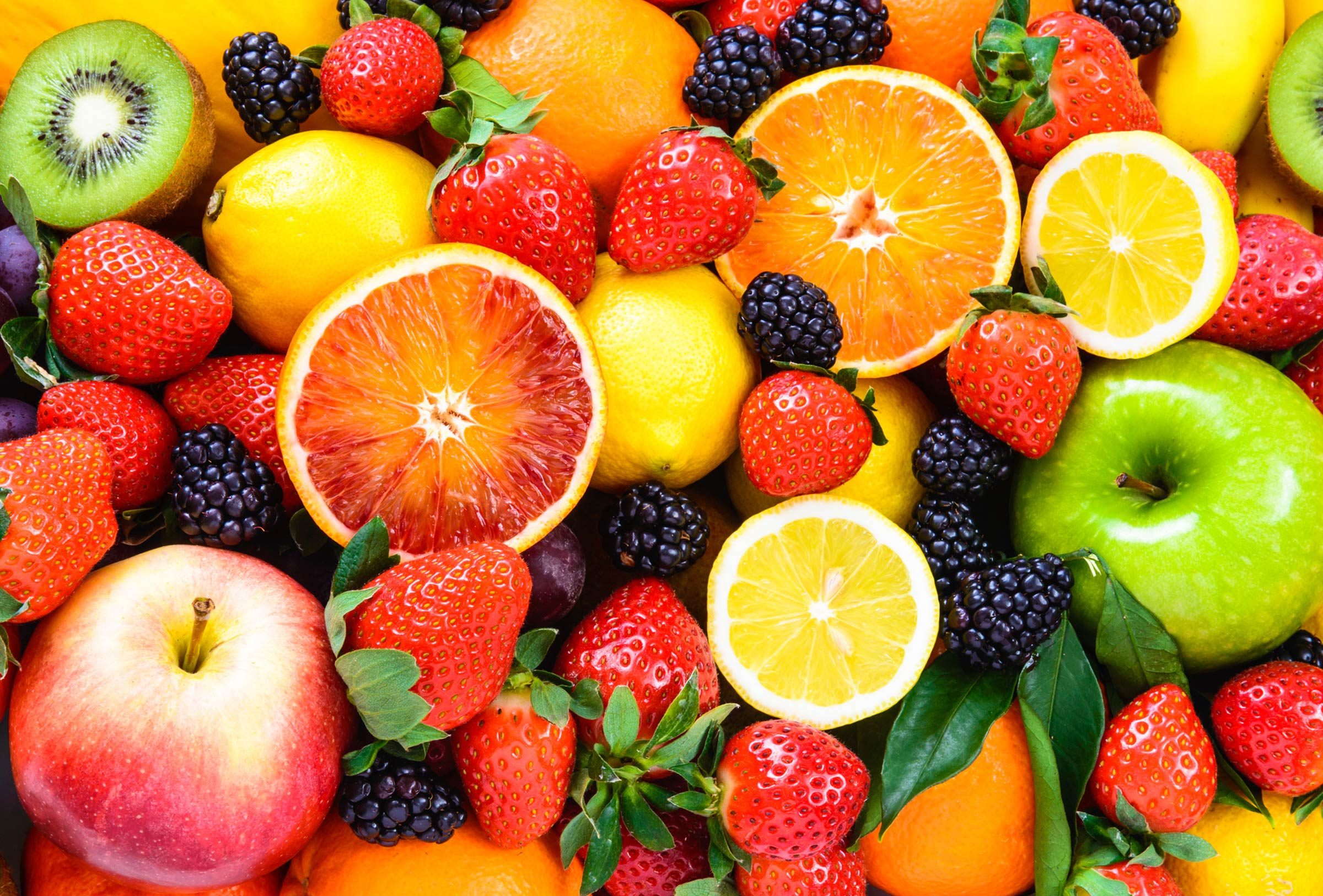 fresh fruit from above