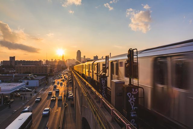 subway train commute