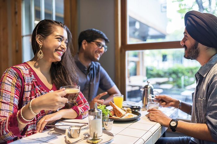 people dining