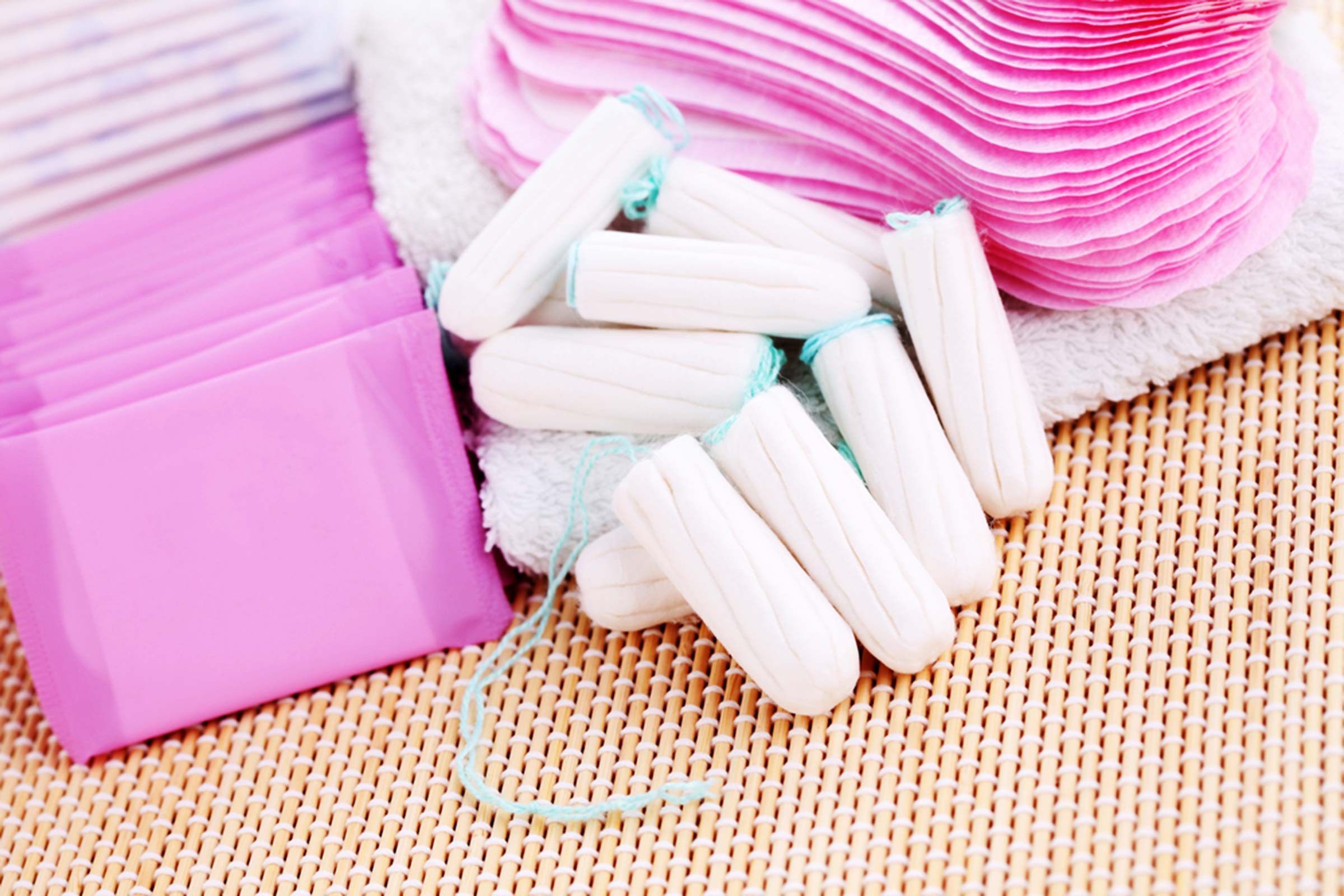 Pads and tampons.