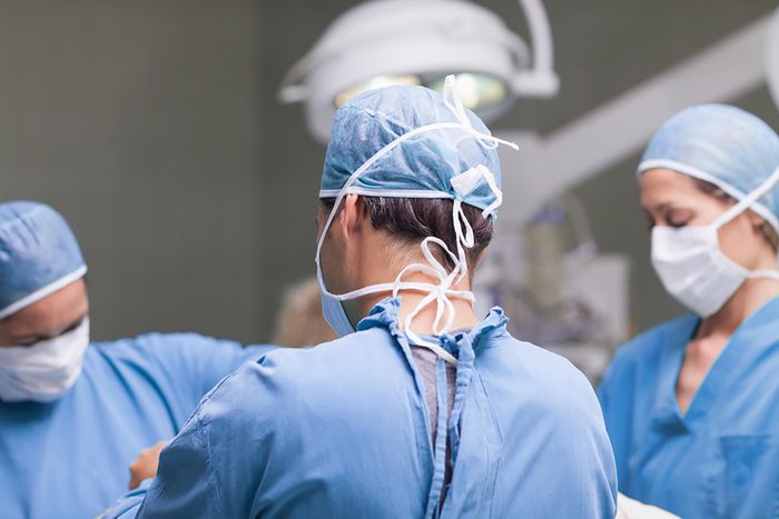 surgeon in operating room