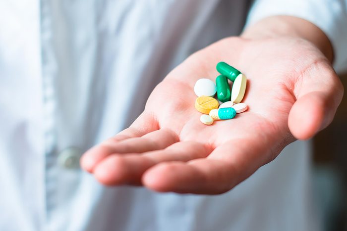 handful of medication