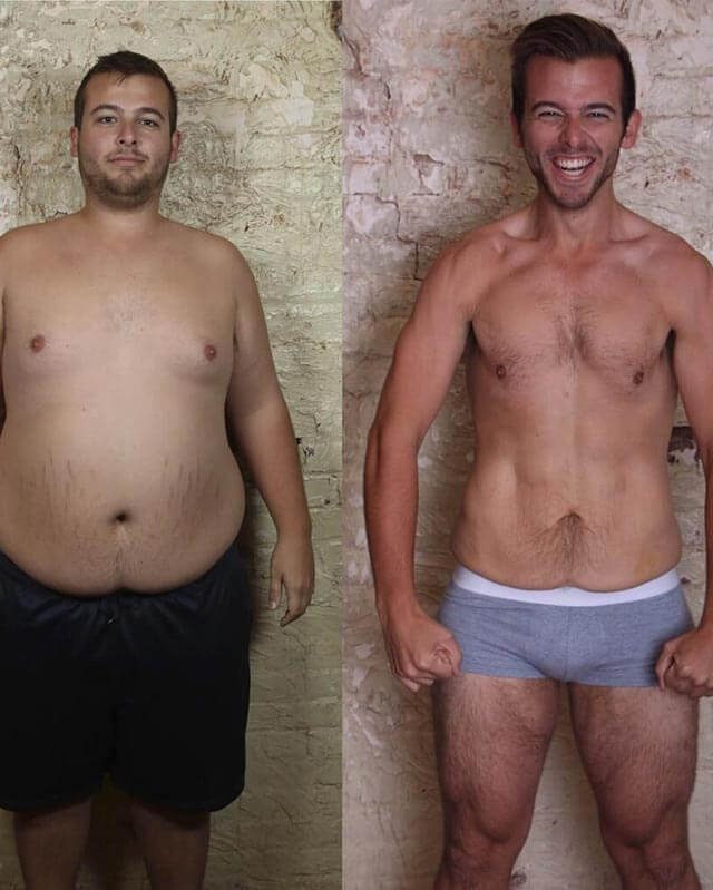Tyler Whitman, before and after