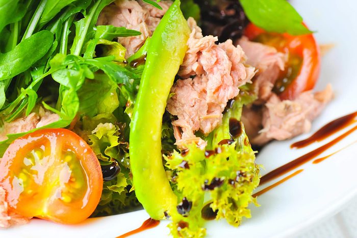 Tuna avocado salad