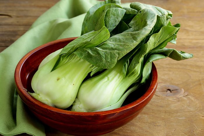 Bowl of bok choy