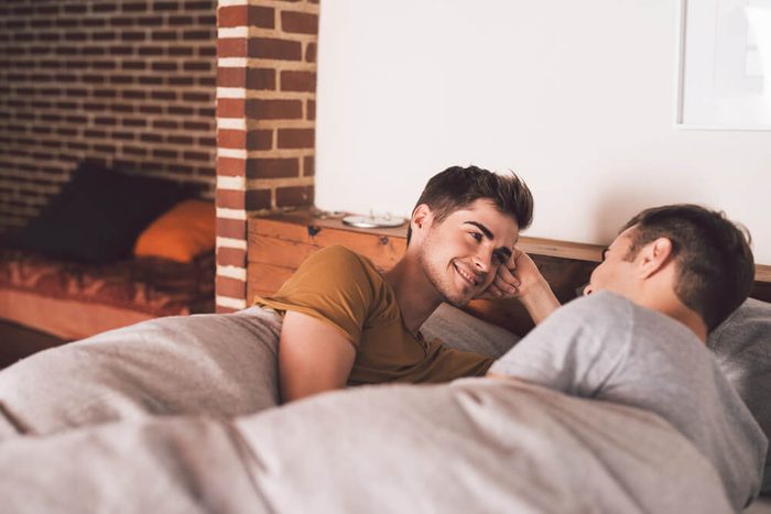 Let's just stay in bed today