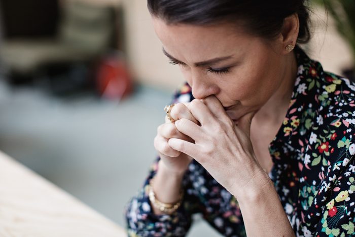 woman stressed out and tired