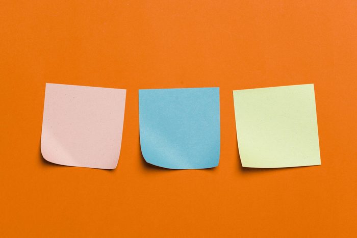 sticky notes