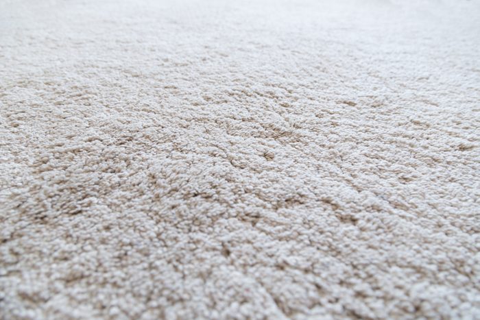 close up of carpet in home