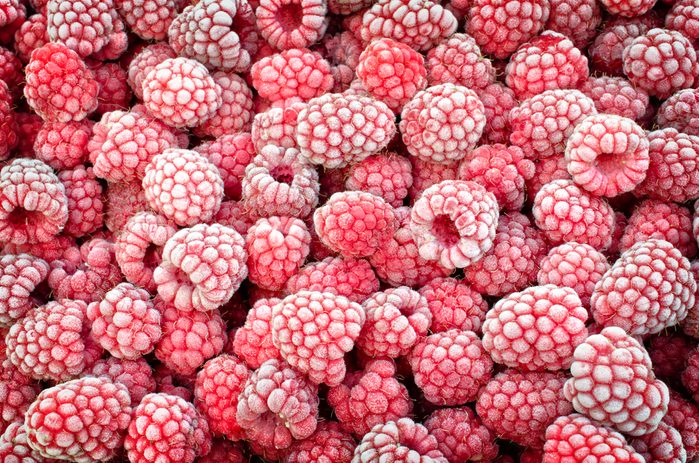 frozen raspberries