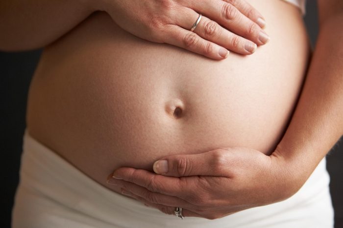 pregnant womans belly