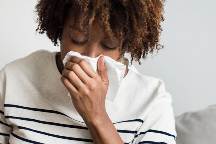 sinus infection that causes metal mouth taste