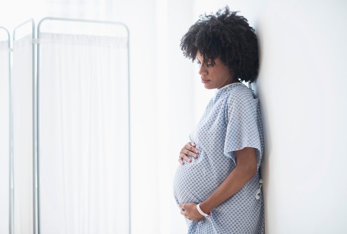pregnant woman in hospital