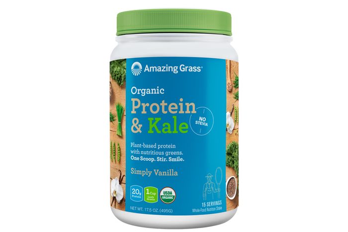protein and kale
