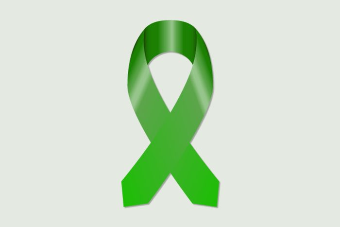 lime green cancer ribbon for lymphoma