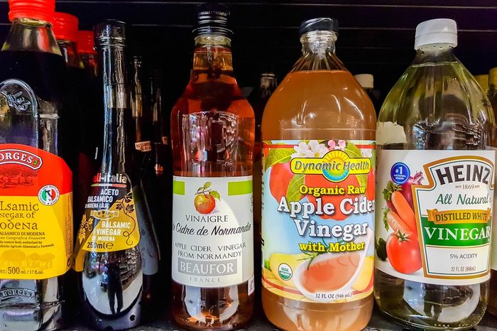 vinegar bottles
