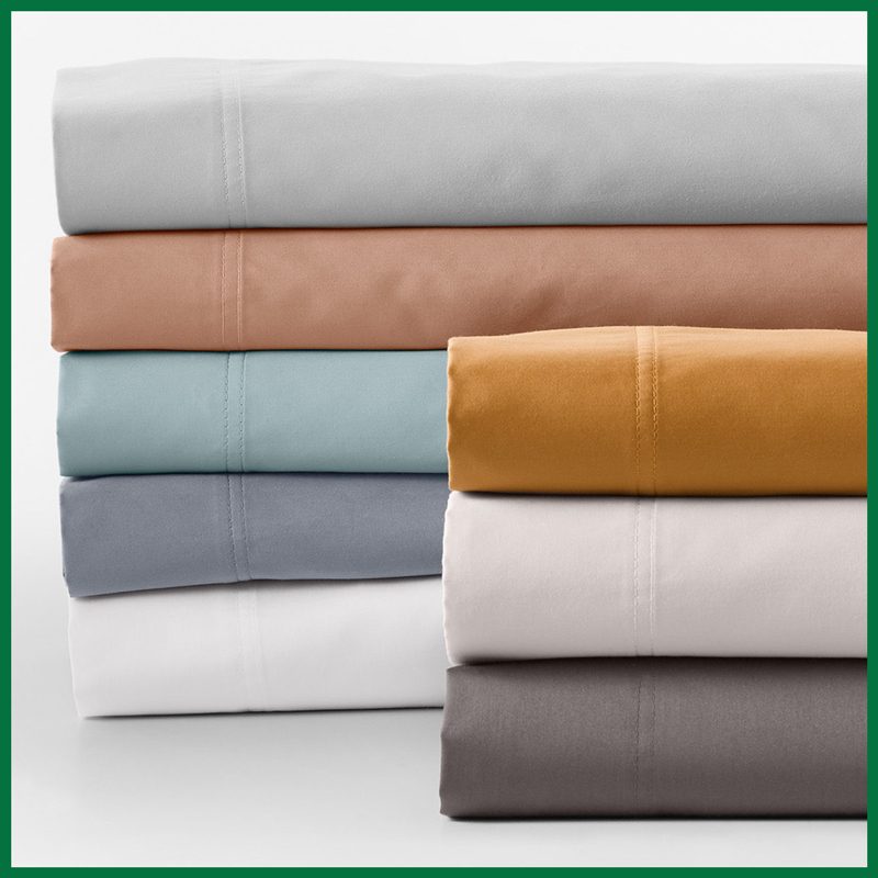 Garnet Hill Wrinkle-Resistant Solid Sateen Bedding