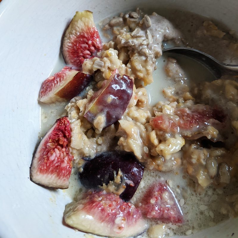 fig chia oatmeal
