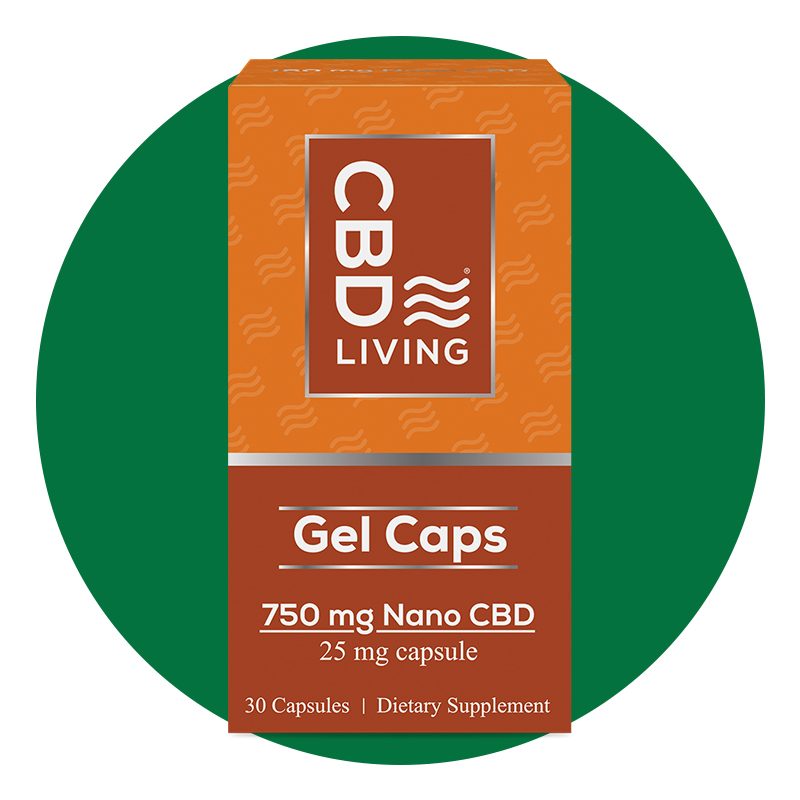 CBD Living Nano CBD Hemp Oil Capsules