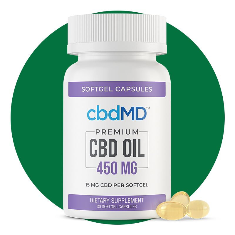 cbdMD CBD Oil Softgel Capsules