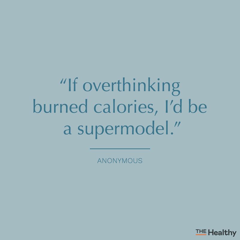 overthinking quote card