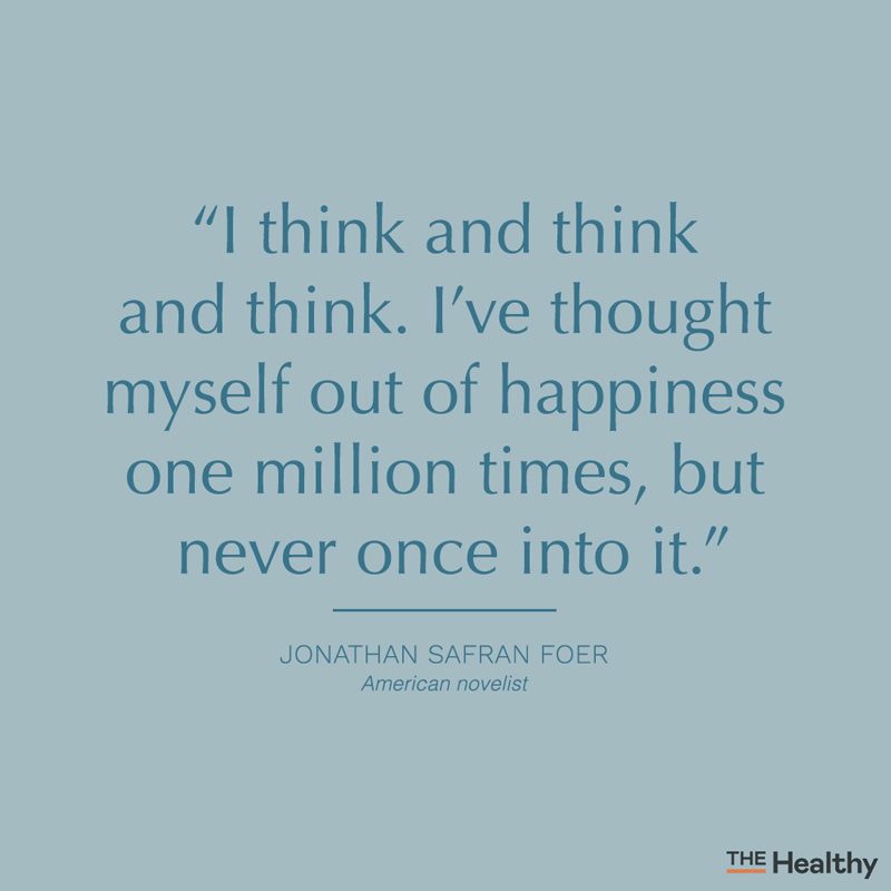 overthinking quote card