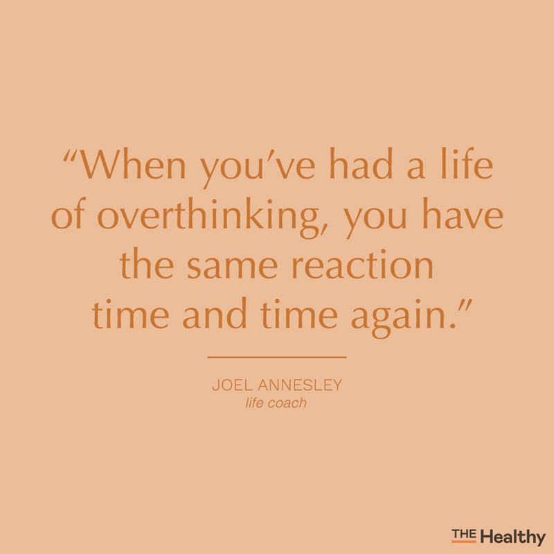 overthinking quote card
