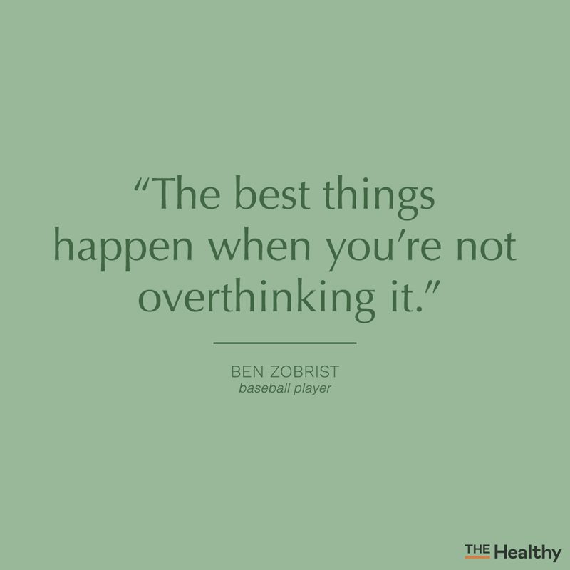 overthinking quote card