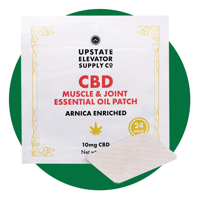 Upstate Elevator Supply Co. 10mg CBD Muscle & Joint Essential Oil Patch