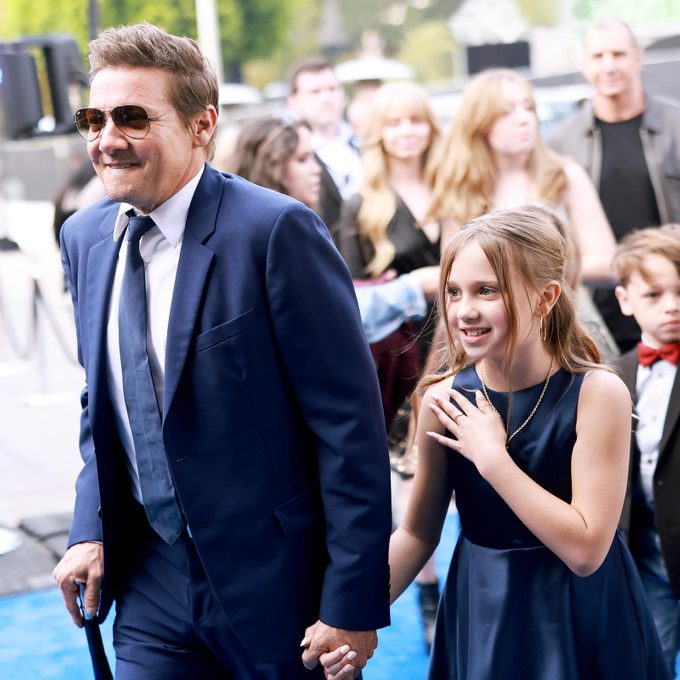 Jeremy Renner and Ava Berlin Renner