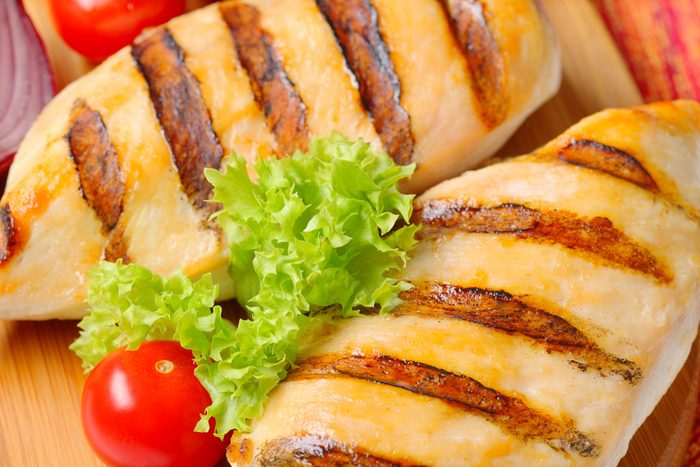 grilled chicken breasts