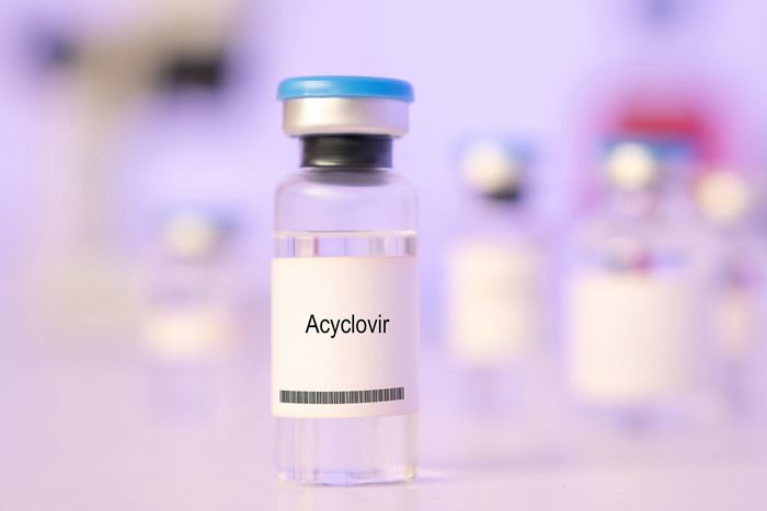 vial of acyclovir