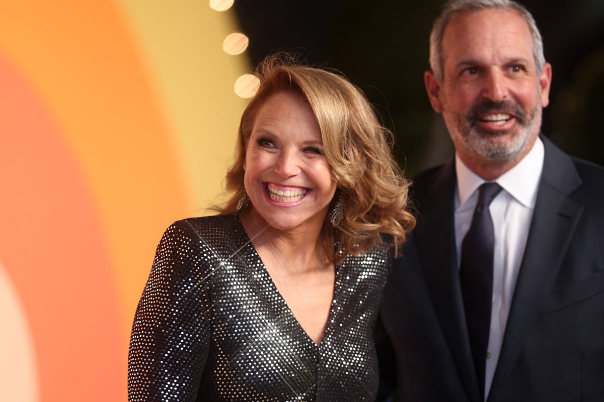Katie Couric And John Molner At The 2025 Vanity Fair Oscar Party