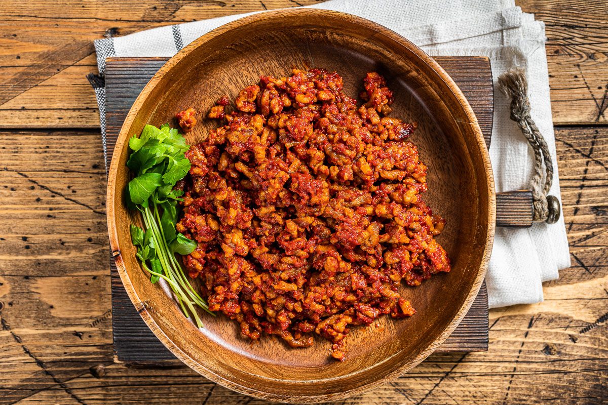 Tempeh bolognese