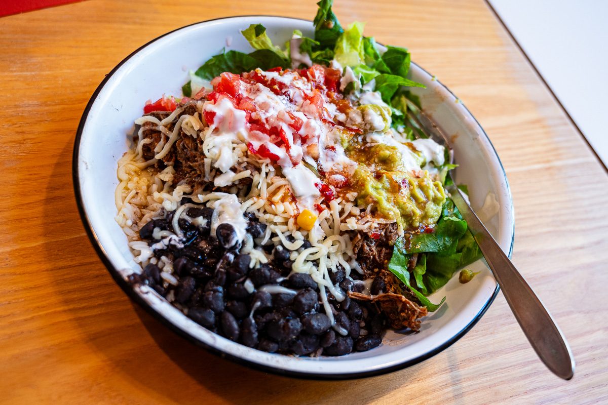 Legume-loving taco bowl